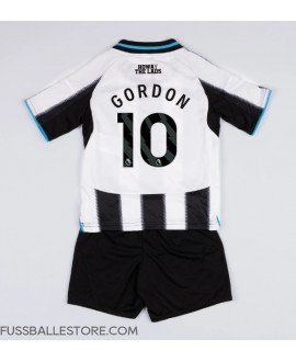 Günstige Newcastle United Anthony Gordon #10 Heimtrikotsatz Kinder 2025-26 Kurzarm (+ Kurze Hosen)